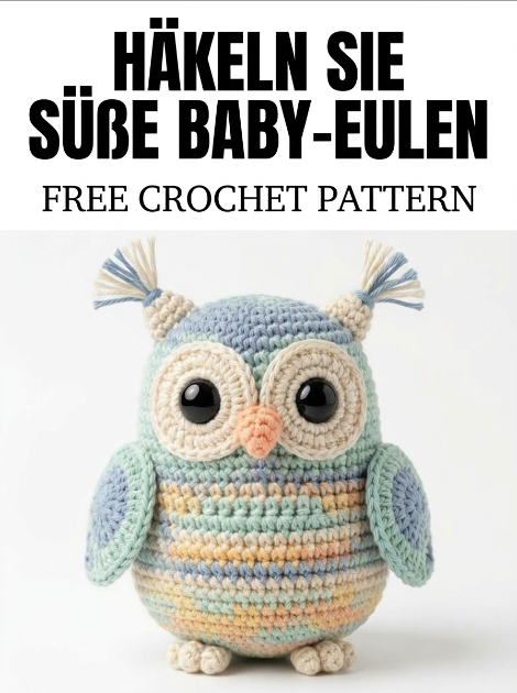 Häkeln Sie süße Baby-Eulen Free Crochet Pattern